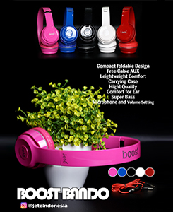 Handsfree Boost. Colours: black, white, red, blue, pink